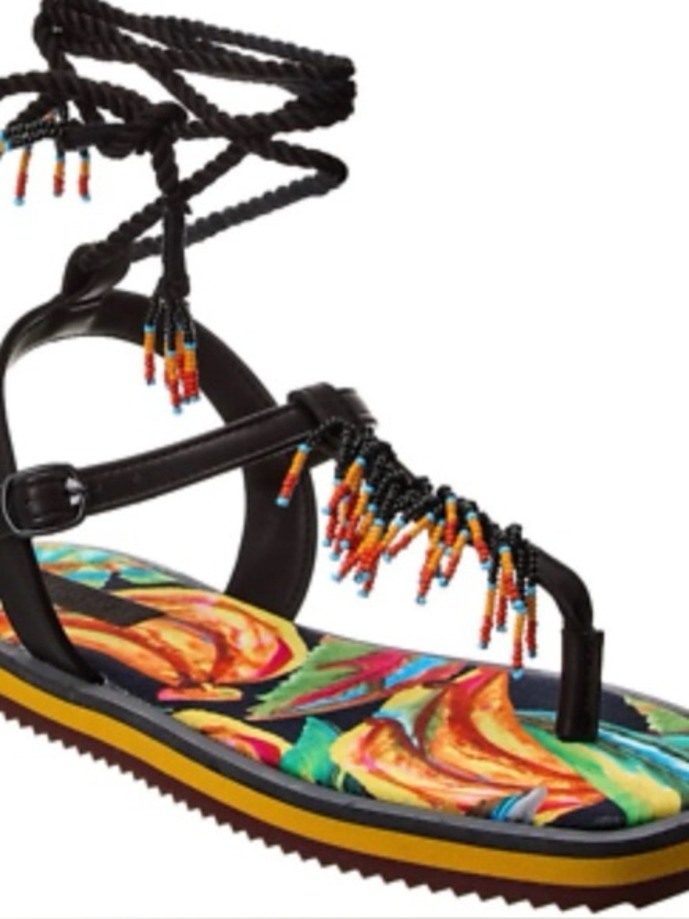 FARM Rio Black Sandals Modern Design